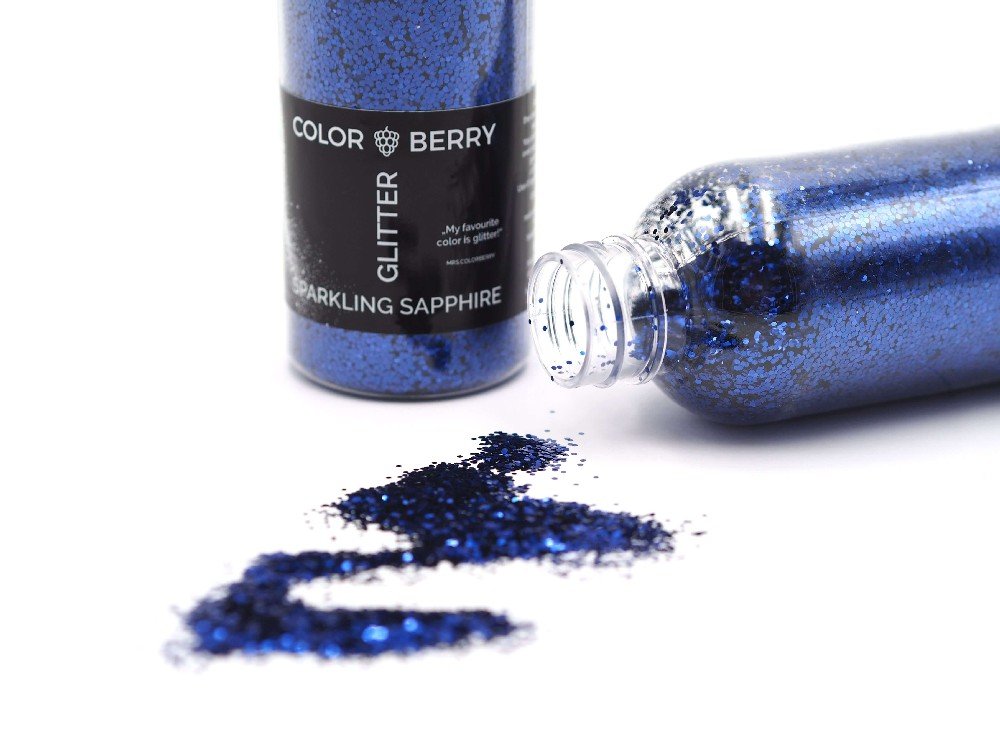 Glitter Dusty til harpiks - Sapphire Blue Chunky - Harpiks, Støbning, Støbning, Hobbymateriale, Håndværk