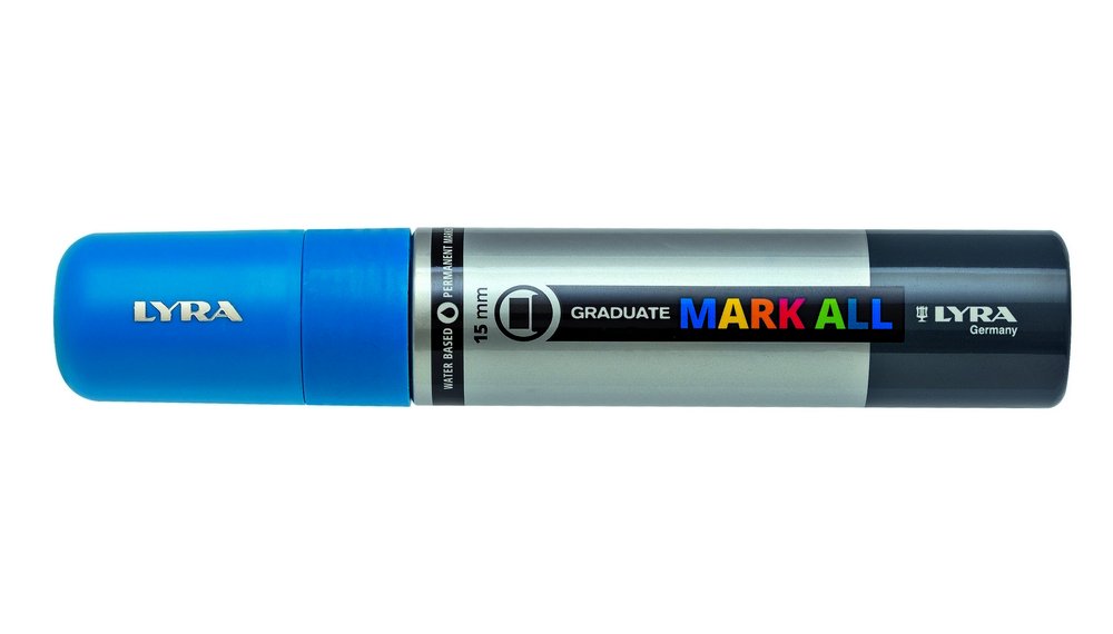 Mark All 15 mm Light blue - Lyra Mark All, Markers, Penner, Penner, fargestifter og blekk