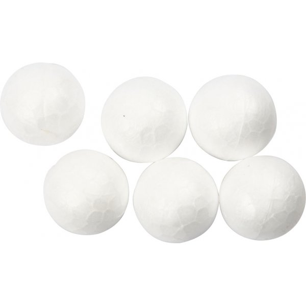 Kulor av frigolit - vit - Ø1 ,5 cm - 200 st Kulor av frigolit - vit - Ø1 ,5 cm - 200 st