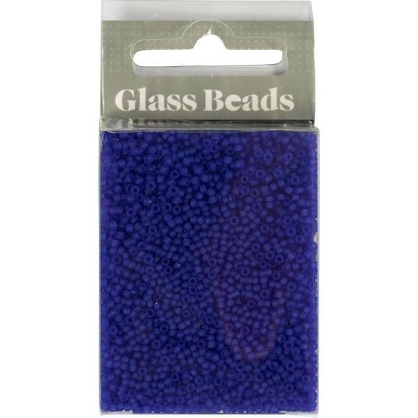 Rocaillepärlor 1,7 mm Blå 25 g Rocaillepärlor 1,7 mm Blå 25 g