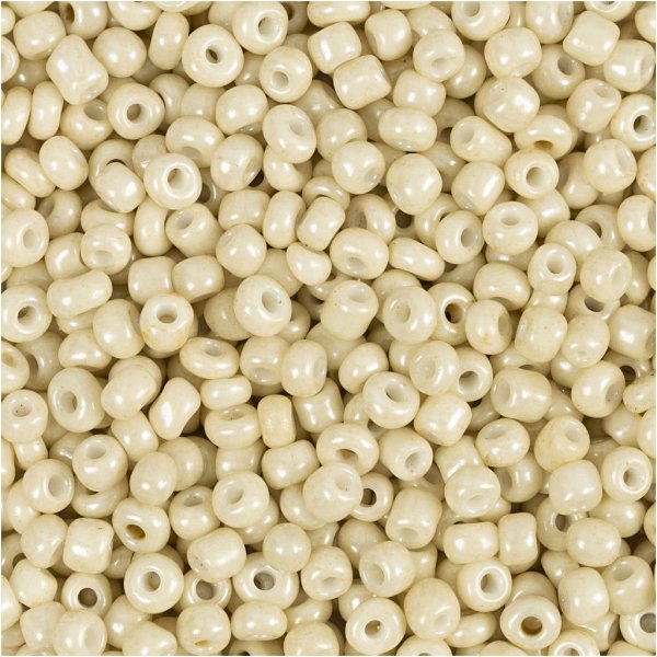 Rocaillepärlor 3 mm Off white 25 g Rocaillepärlor 3 mm Off white 25 g