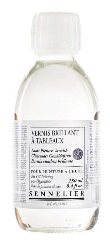 Fernis Sennelier 250 ml - Glossy Painting Varnish - Akrylmedier, Malermedium, Fernis og kunstner medier til kunstmaling