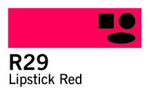 Copic Sketch - R29 - Lipstick Red - Copic Sketch, Copic-penne, Markers, Penne, Penne, kridt & tusch