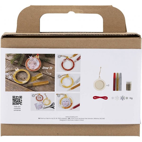 Mini DIY Kit Juldekorationer - Ramar Mini DIY Kit Juldekorationer - Ramar