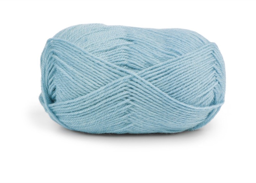 Silja Superwash - Blå (384) - Silja Superwash Garn, Uldgarn, Garn, Strikke, hækle, knytte og væve