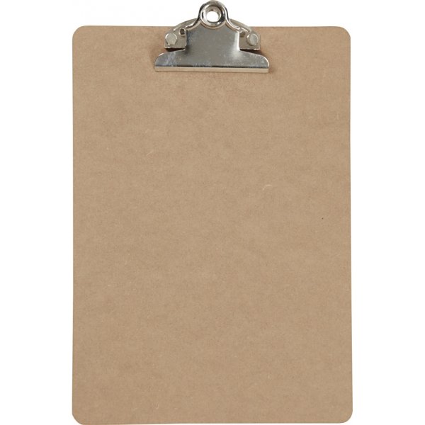 Clipboard/ritunderlag - silver - A5 Clipboard/ritunderlag - silver - A5
