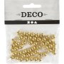 Vaxpärlor 8 mm Guld 50 st Vaxpärlor 8 mm Guld 50 st