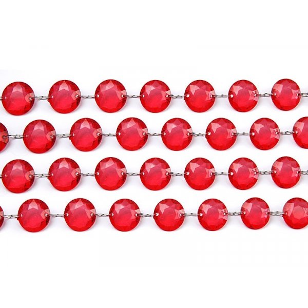 Kristallgirlang - Rd 100 cm
