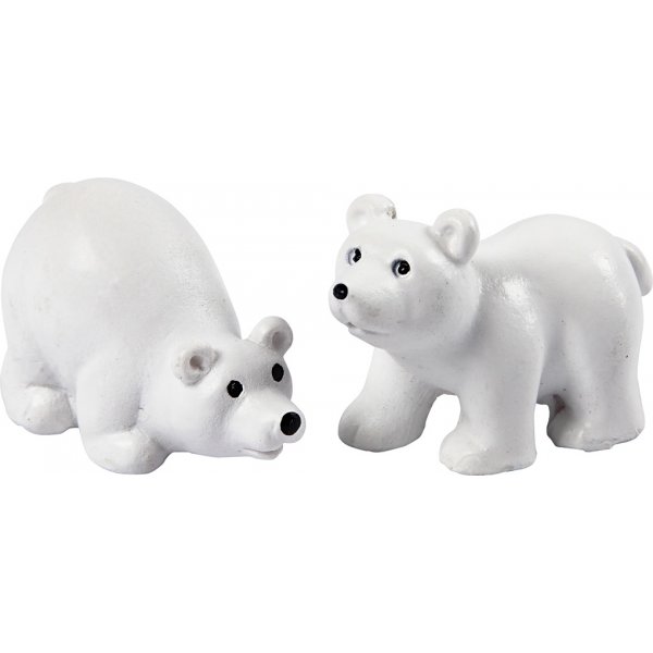 Minifigurer - vit - 2 st Minifigurer - vit - 2 st
