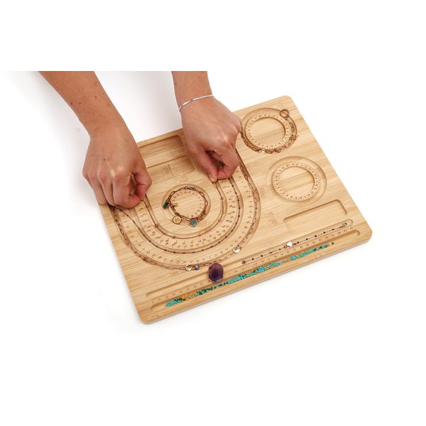 P�rlbr�da i bambu 35 x 28,5 cm