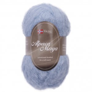 Viking garn Alpaca Maya 50g - Ljusbl (720)