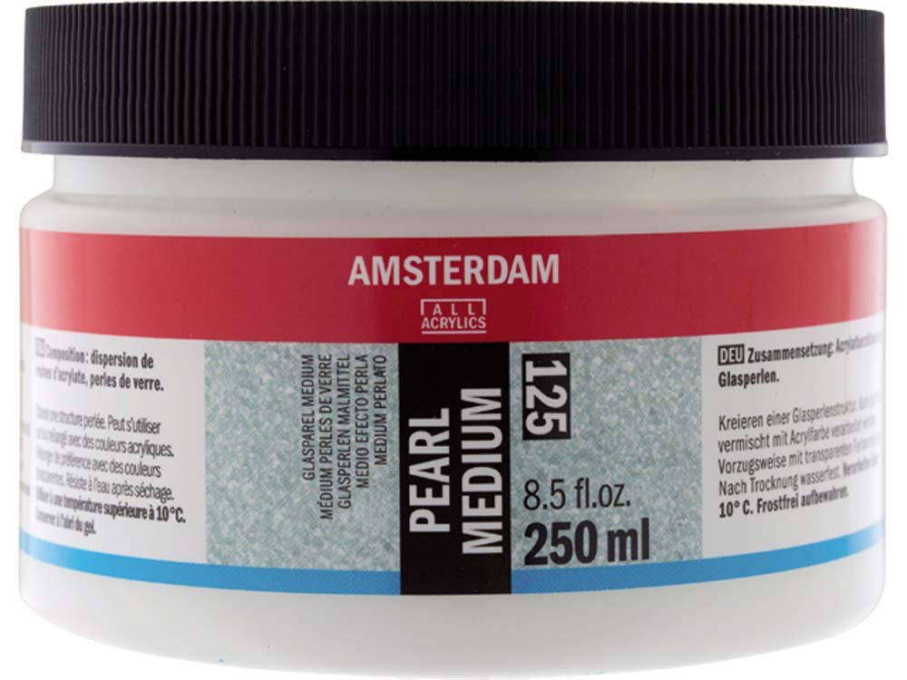 Perlemorsmedium Amsterdam - 250 ml - Akrylmedier, Malermedium, Fernis og kunstner medier til kunstmaling