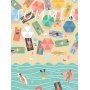 Målarset efter nummer 30 x 40 cm – strandmotiv Målarset efter nummer 30 x 40 cm – strandmotiv