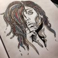 Kundebilde Posca Marker PC-1MR 0,7 mm Ultra Fine - Hvit