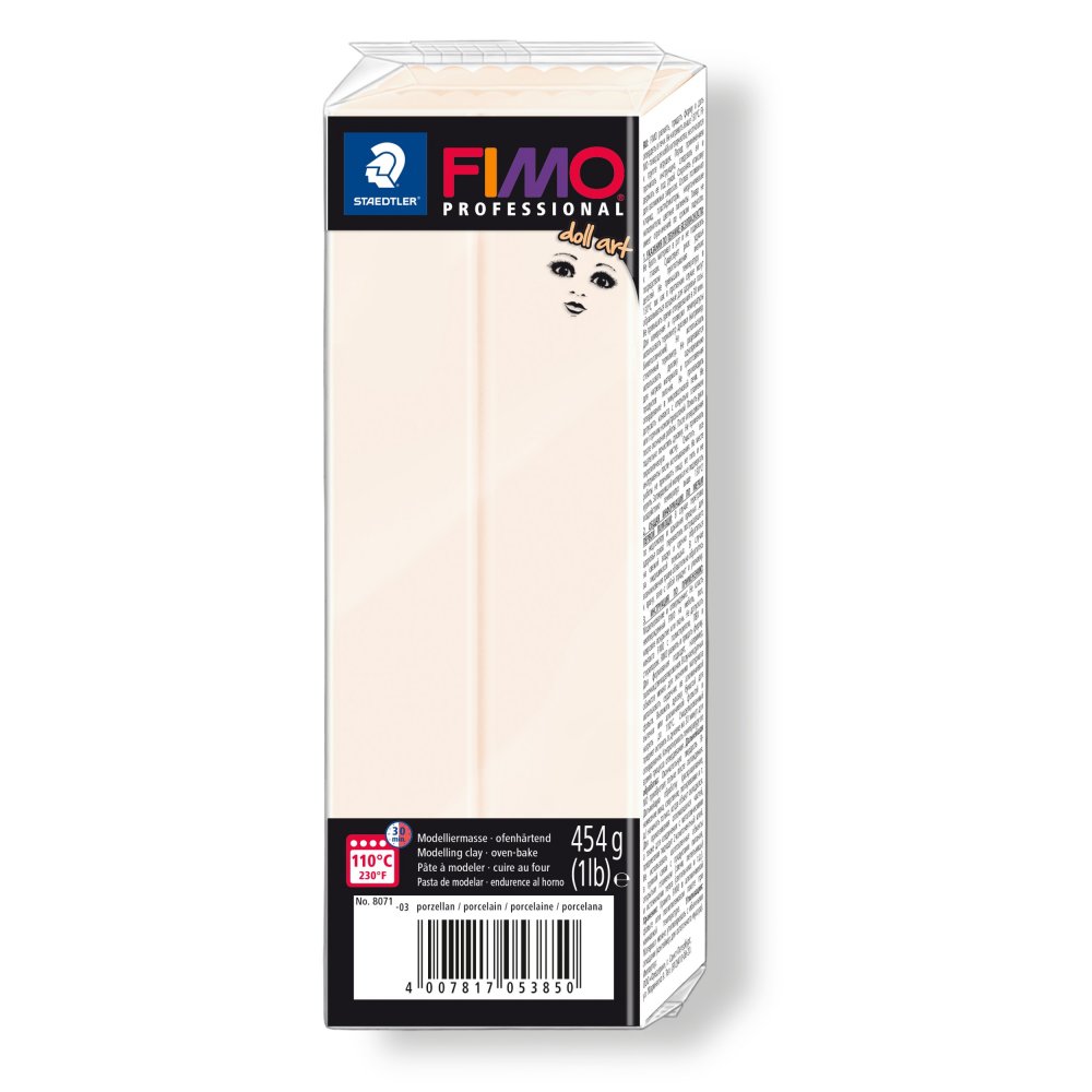 Modellervoks Fimo Professional Doll Art 454 g - Porcelæn - Fimolera, Modellere, Hobbyartikler til børn, Hobbymateriale, Håndværk