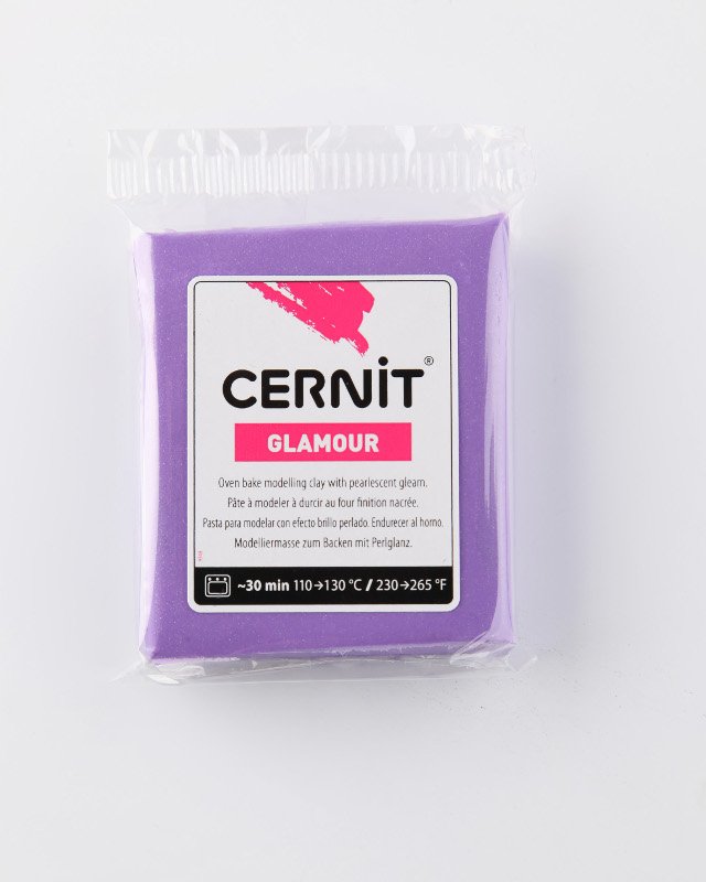 Lera Cernit Glamour 56 G - Violet (900) - Ugnshärdande lera, Modellera, Pyssel för barn, Hobbymaterial, Pyssla