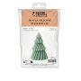Ljusform i silikon - Draperad gran � 8,5 cm