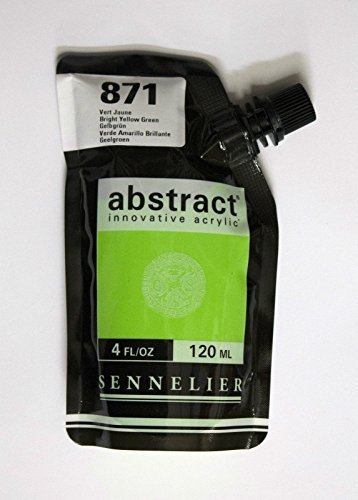 Akrylfärg Sennelier Abstract 120ml - Bright Yellow Green (871) - Akrylfärger, Konstnärsfärger