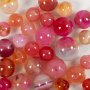 Agatp�rlor beige och rosa 10x10-15x6 mm - 28 st.