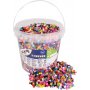 Rrperler 10 farger blanding - 10000 stk