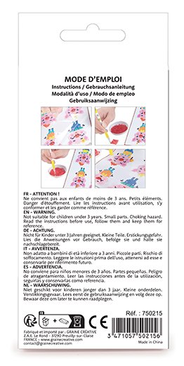 Diamond mosaic-kit med flamingo sticker 10 cm Diamond mosaic-kit med flamingo sticker 10 cm