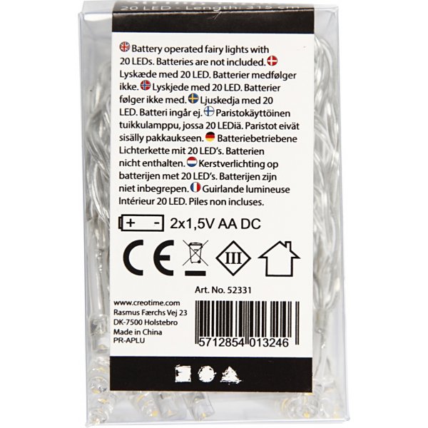 LED Ljusslinga - transparent - 3,15 m LED Ljusslinga - transparent - 3,15 m