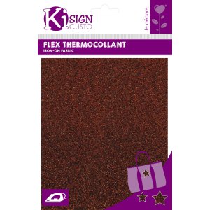Glittrigt värmeöverföringsmaterial brun Glittrigt värmeöverföringsmaterial brun