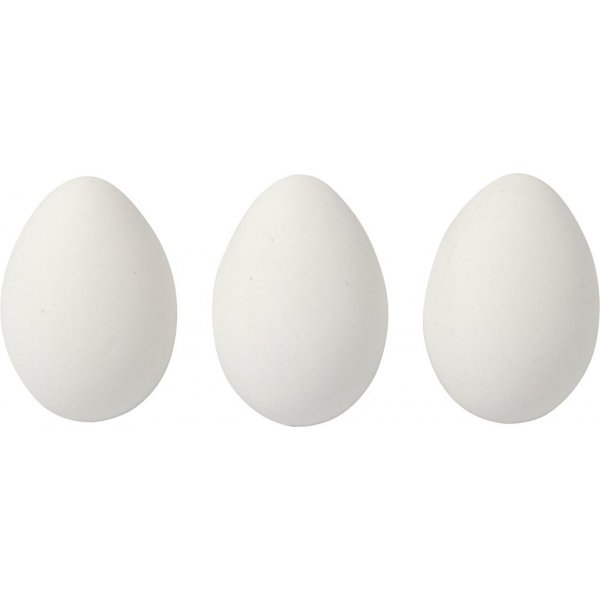 Plastägg - Vita - 12 st Plastägg - Vita - 12 st