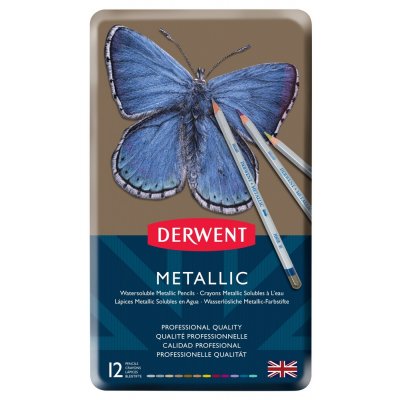 Derwent Pastelblyant (Metallic) - 12-pak