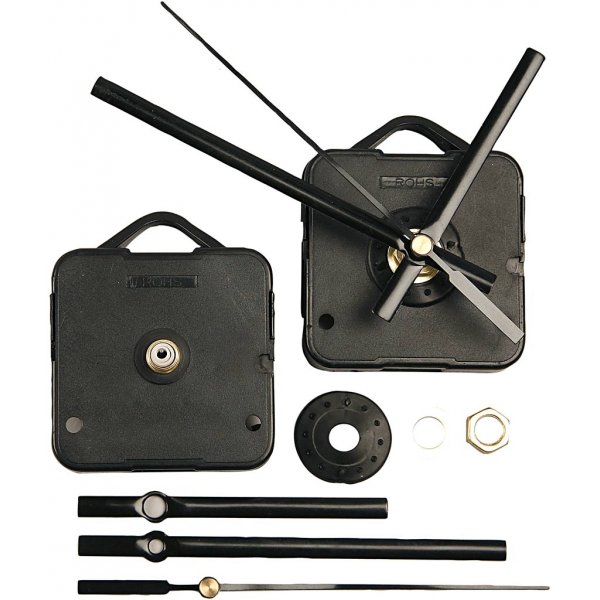 Urverk - 6 mm - svart Urverk - 6 mm - svart