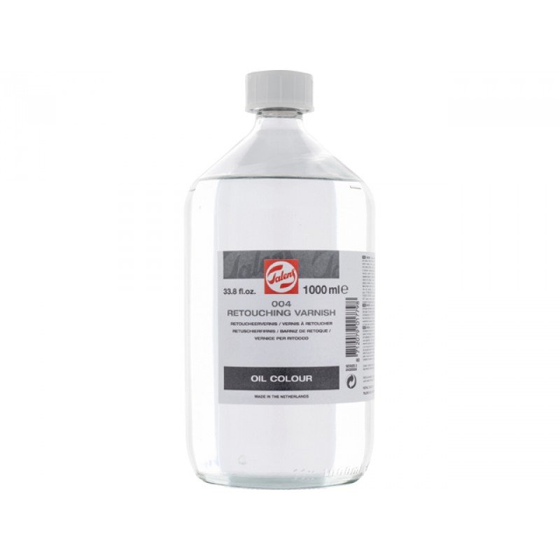 Retouching Fernis - 1000 ml - Oliefarve lak / lak, Hobbylack, Fernis og kunstner medier til kunstmaling