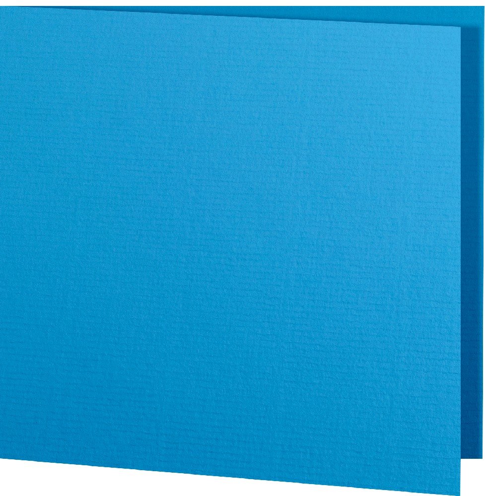 Papperix firkantede dobbeltkort - 5-pak - Azure - 160x160 mm kort, Kort, Kort & kuvert, Scrapbooking, Håndværk