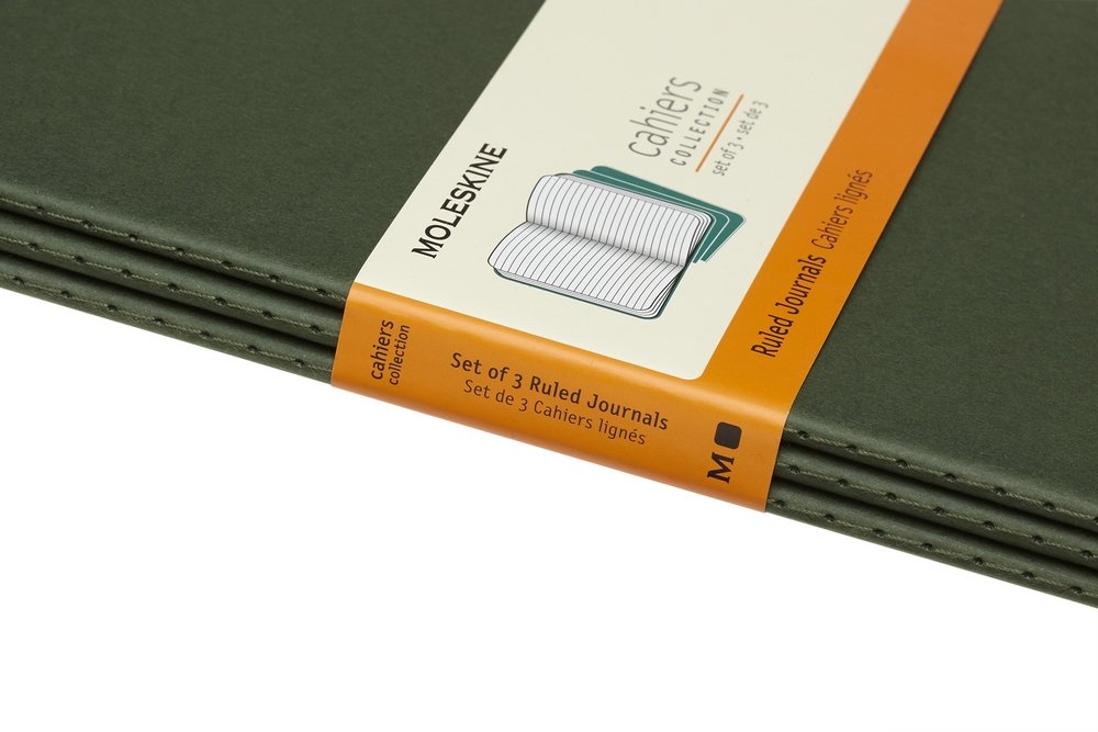 Cahier Journal Large Lined - Myrtle Green - Notesbøger, Kontorartikler