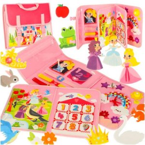 Sensorisk aktivitetsrygsæk prinsesse 28 x 25 cm lyserød Sensorisk aktivitetsrygsæk prinsesse 28 x 25 cm lyserød