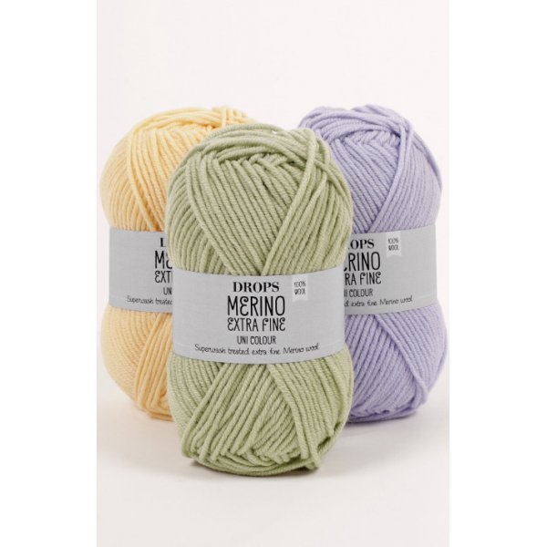 Drops Merino Extra Fine garn - 50g (ca 30 olika färgval) Drops Merino Extra Fine garn - 50g (ca 30 olika färgval)