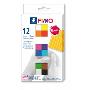 Modellera Fimo Soft Set 12x1/2 - Basic