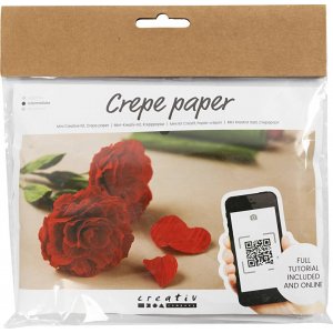Mini DIY Kit Crepe Paper - Roses