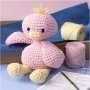 DIY-s�t amigurumi and lyser�d og lysegul - 1 pakke