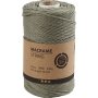 Makrame garn - mosegrnt - 2 mm - 198 m