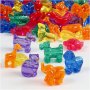 Plastperler 25 mm blandede farger 220 stk - Krukke Plastperler 25 mm blandede farger 220 stk - Krukke