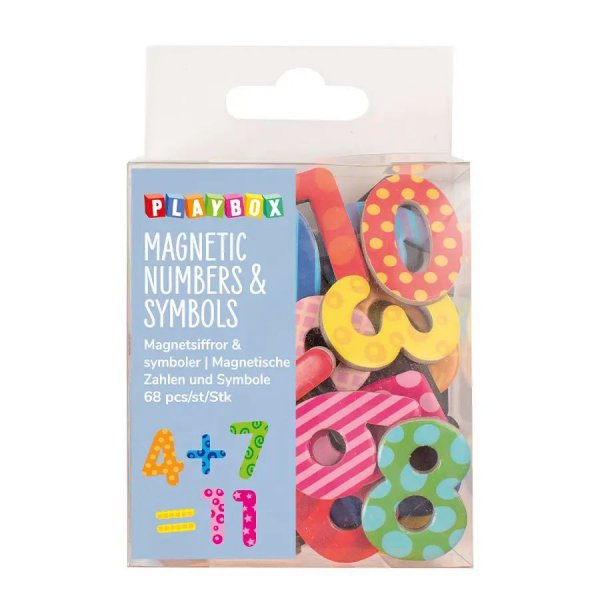 Magnetsiffror och symboler - 68 delar
