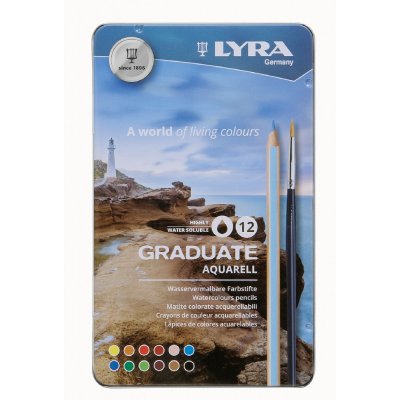 Akvarelpenne Lyra Graduate - 12-pak