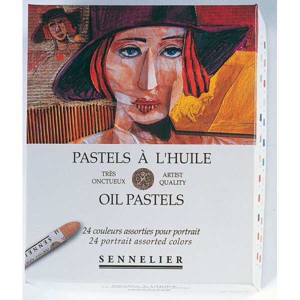 Oljepastell Sennelier 5ml Portr�tt - 24 f�rger