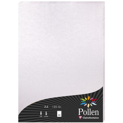 Pollen Brevpapper A4 - 50 st - Iridescent hamnrosa