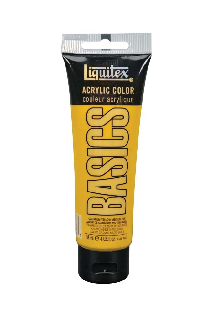 Akrylfärg Liquitex 118 ml - 161 Cadmium yellow medium hue - Akrylfärger, Konstnärsfärger
