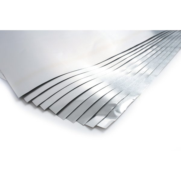 Metallark för embossing silver 40 x 30 cm - 10 st Metallark för embossing silver 40 x 30 cm - 10 st