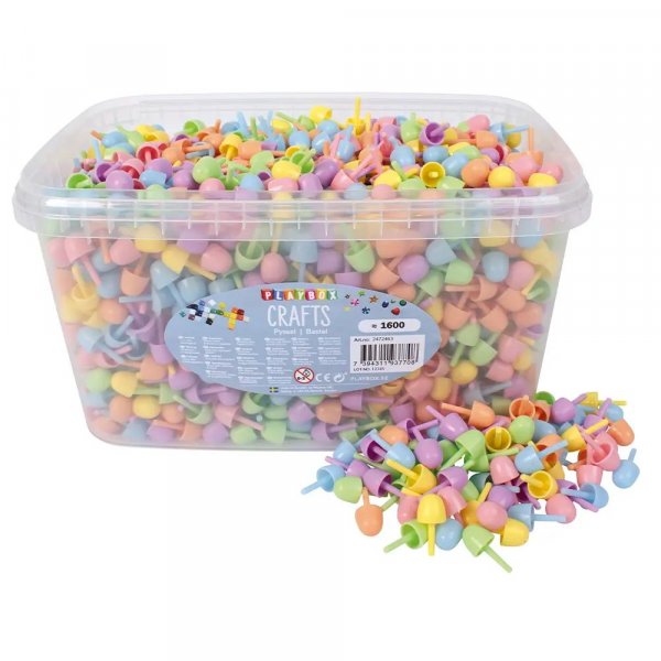 F�rgmosaik Pastell � 15 mm - ca 1600 st (1 kg)