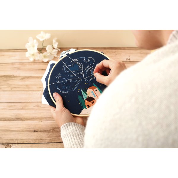 Broderikit nattmotiv �20 cm