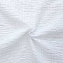 Bomullsmuslin Double Gauze – 130 cm - Vit