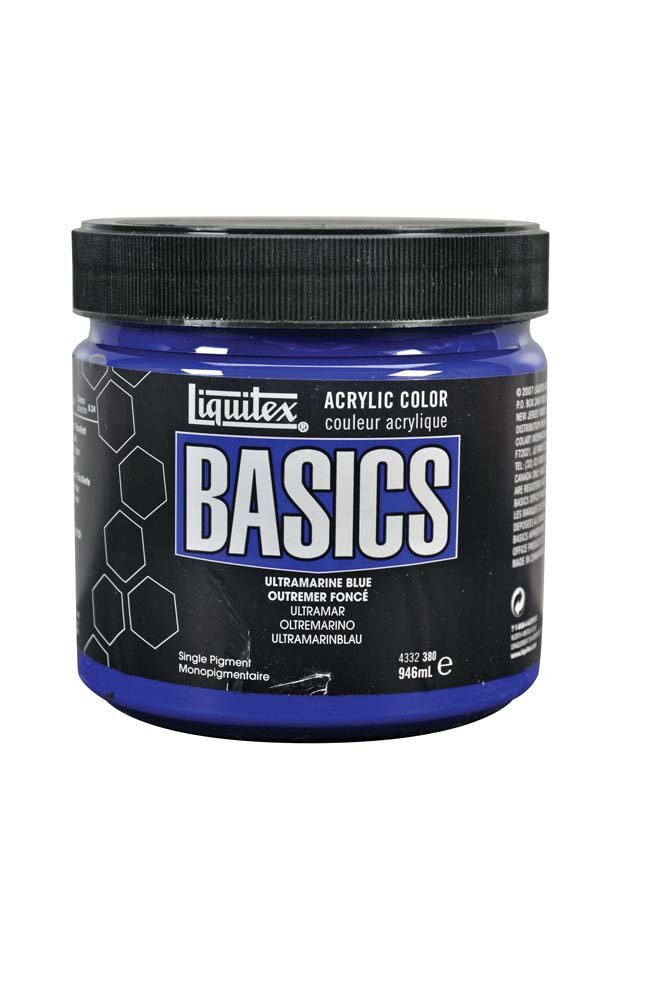 Akrylfärg Liquitex 946 ml - 380 Ultramarine blue - Akrylfärger, Konstnärsfärger